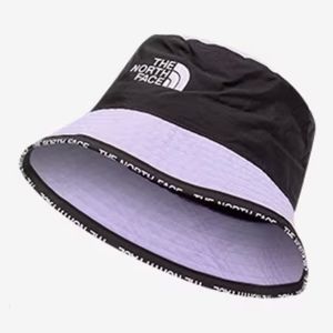 The North Face purple bucket hat